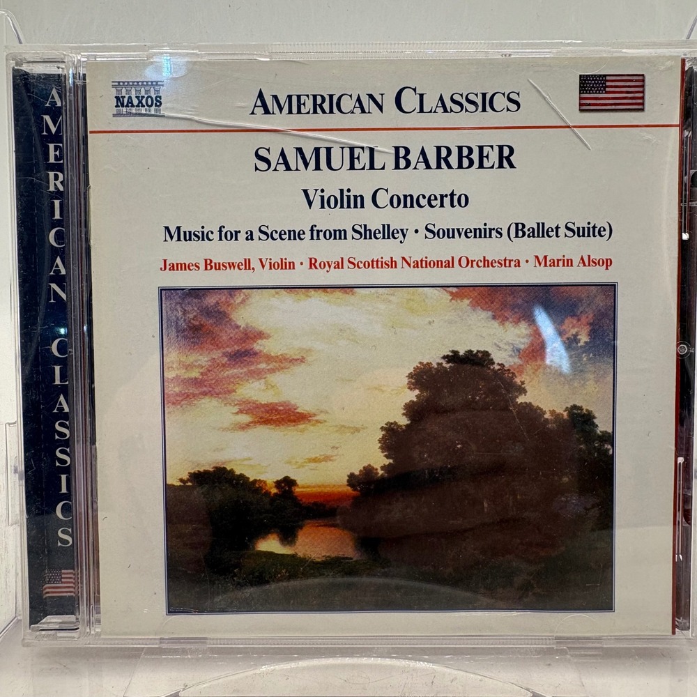 Samuel Barber Violin Concerto CD Naxos American Classics Buswell Alsop 8.559044